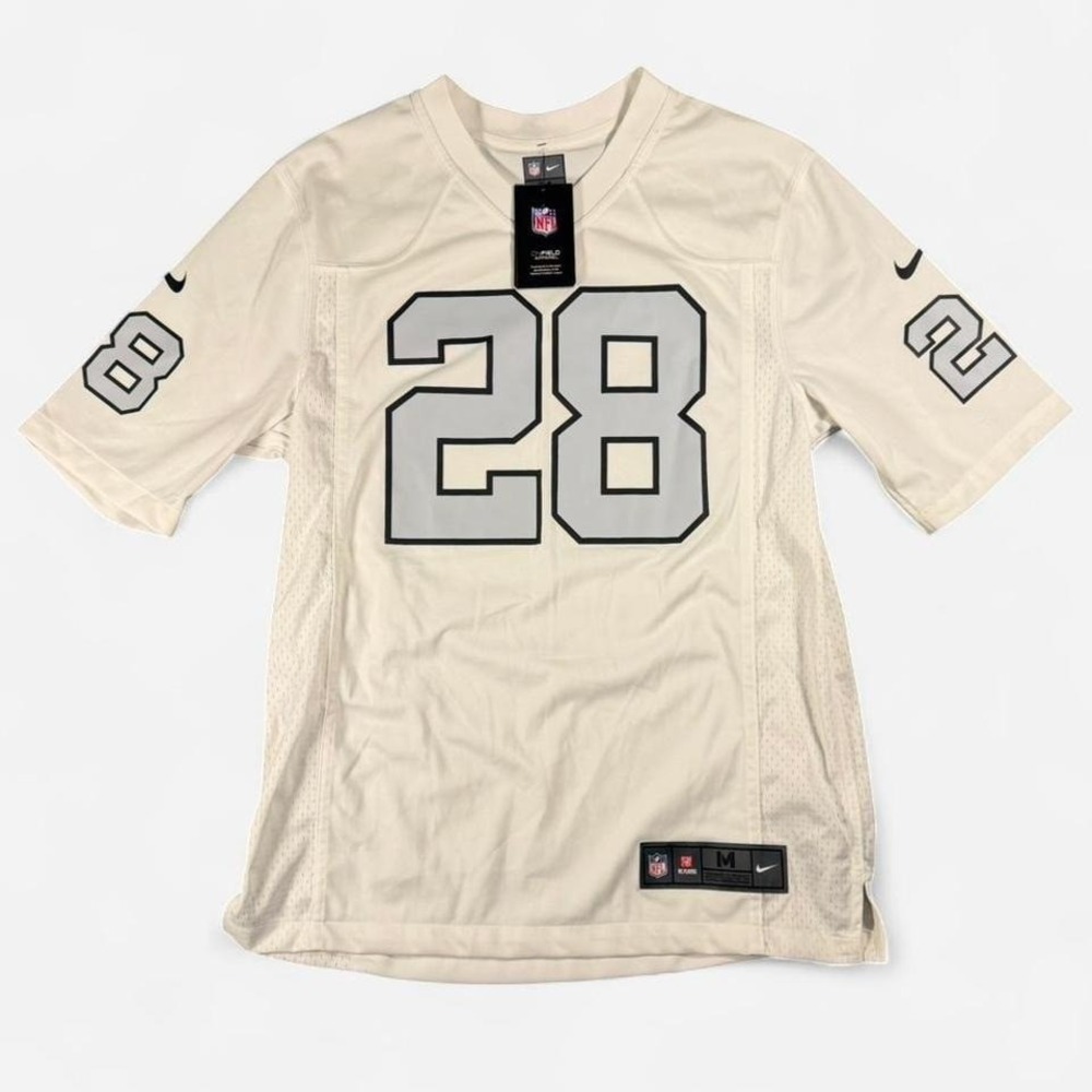 NWT Nike On Field Raiders Josh Jacob's White Football Jersey Size M